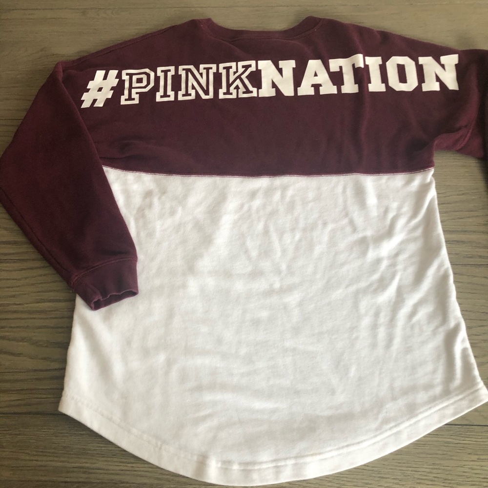 PINK lightweight pullover sweatshirt